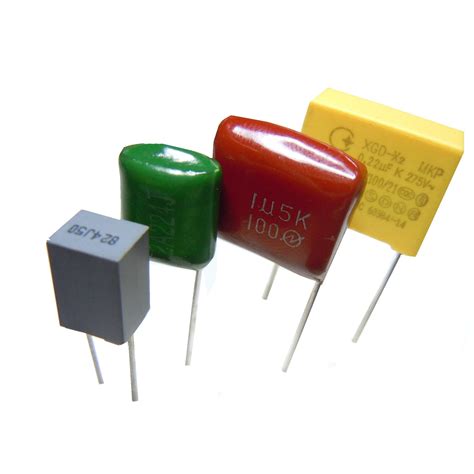 Radial Metallized Polyester Film Capacitors – Mouser 